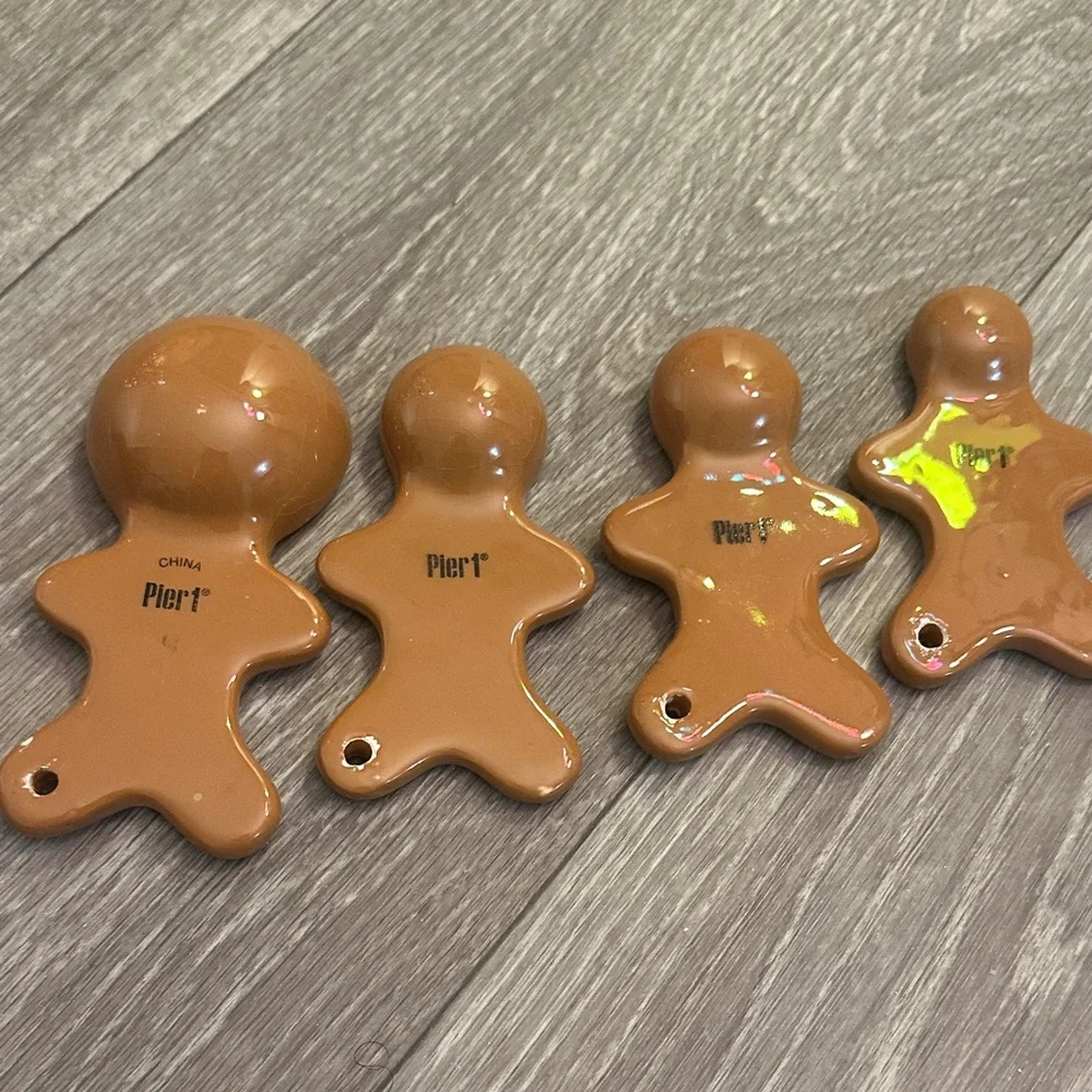 Pier 1 Holiday Penguin and Gingerbread Spoon Set